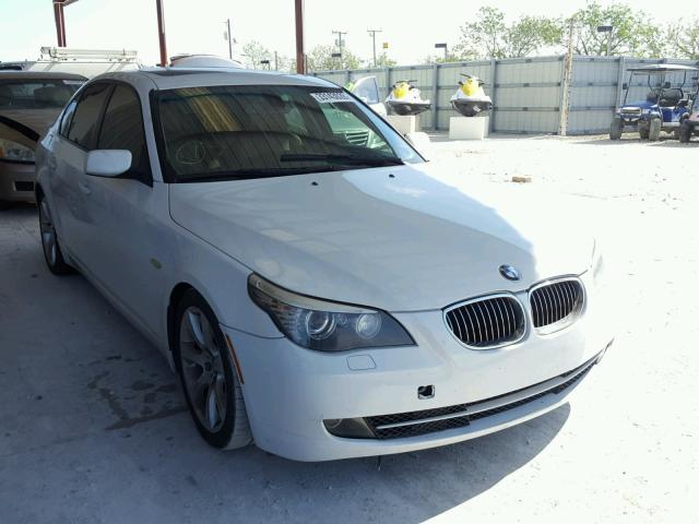 Clean white BMW 5 series